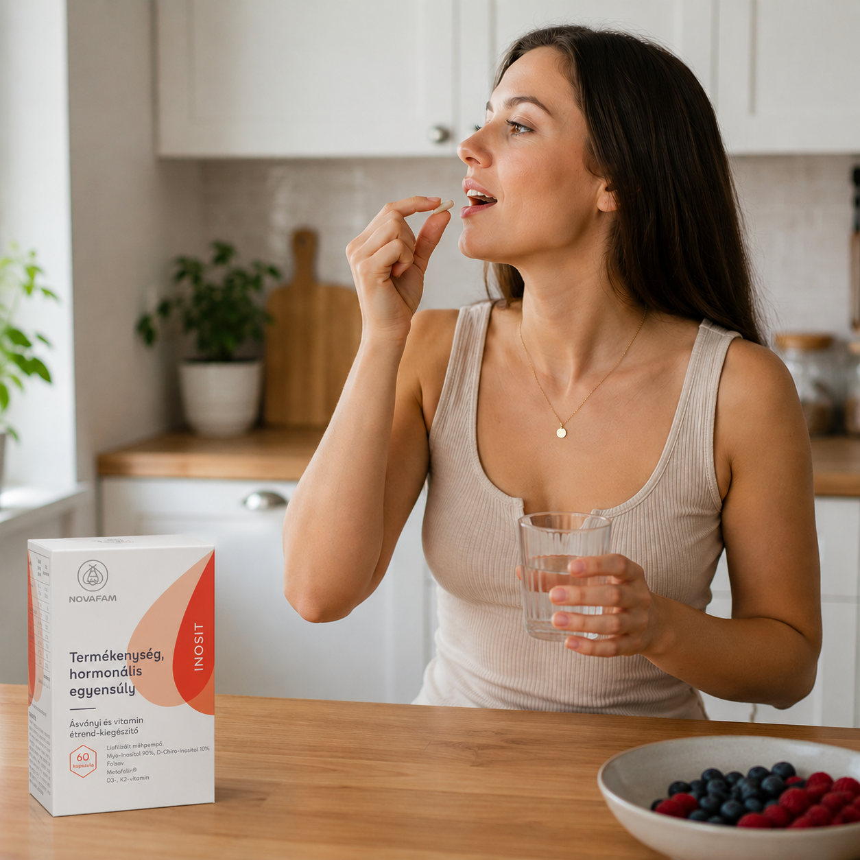 Novafam Inosit termékenységfokozás PCOS/IR mellett - Novafam kapszula, teherbeesés, PCOS legyőzése természetes méhpempővel Novafam Inosit termékenységfokozás PCOS/IR mellett - Image 6